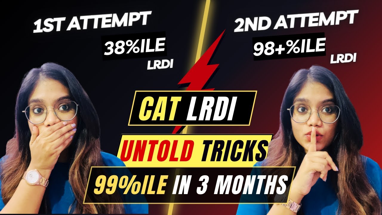 CAT EXAM DILR STRATEGY  😎 - CAT preparation in 3 Months