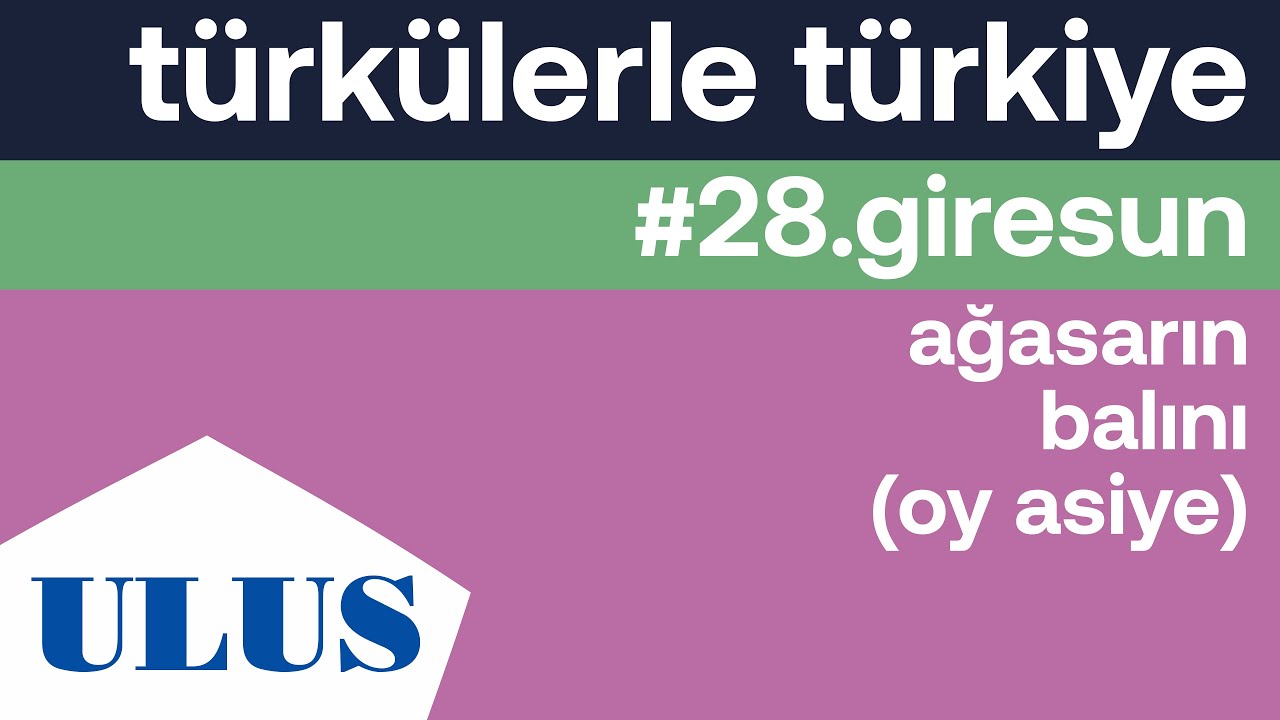 Yücel Öner - Ağasarın Balını ( Oy Asiye ) | Giresun Türküleri