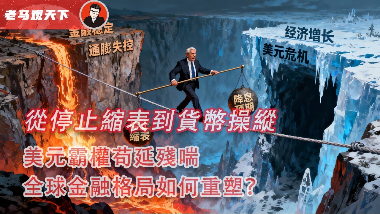 從停止縮表到貨幣操縱，美元霸權苟延殘喘，全球金融格局如何重塑？