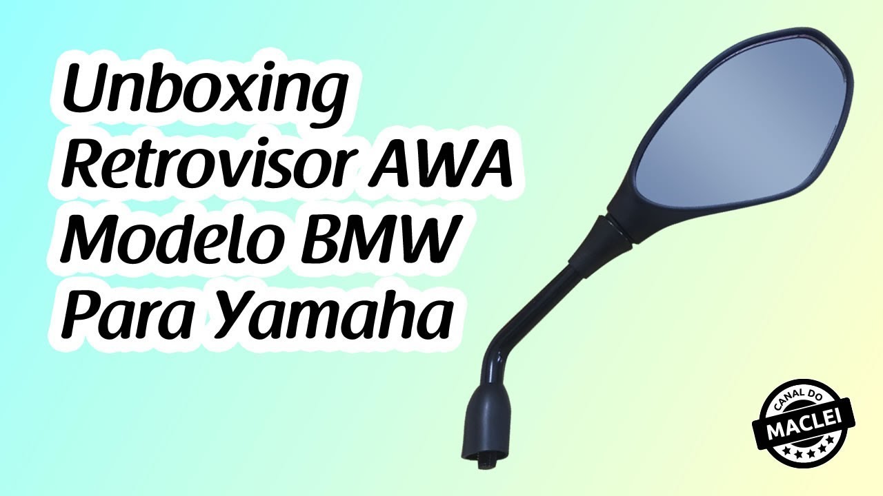 UNBOXING RETROVISOR BMW GS 650 DA AWA PARA YAMAHA