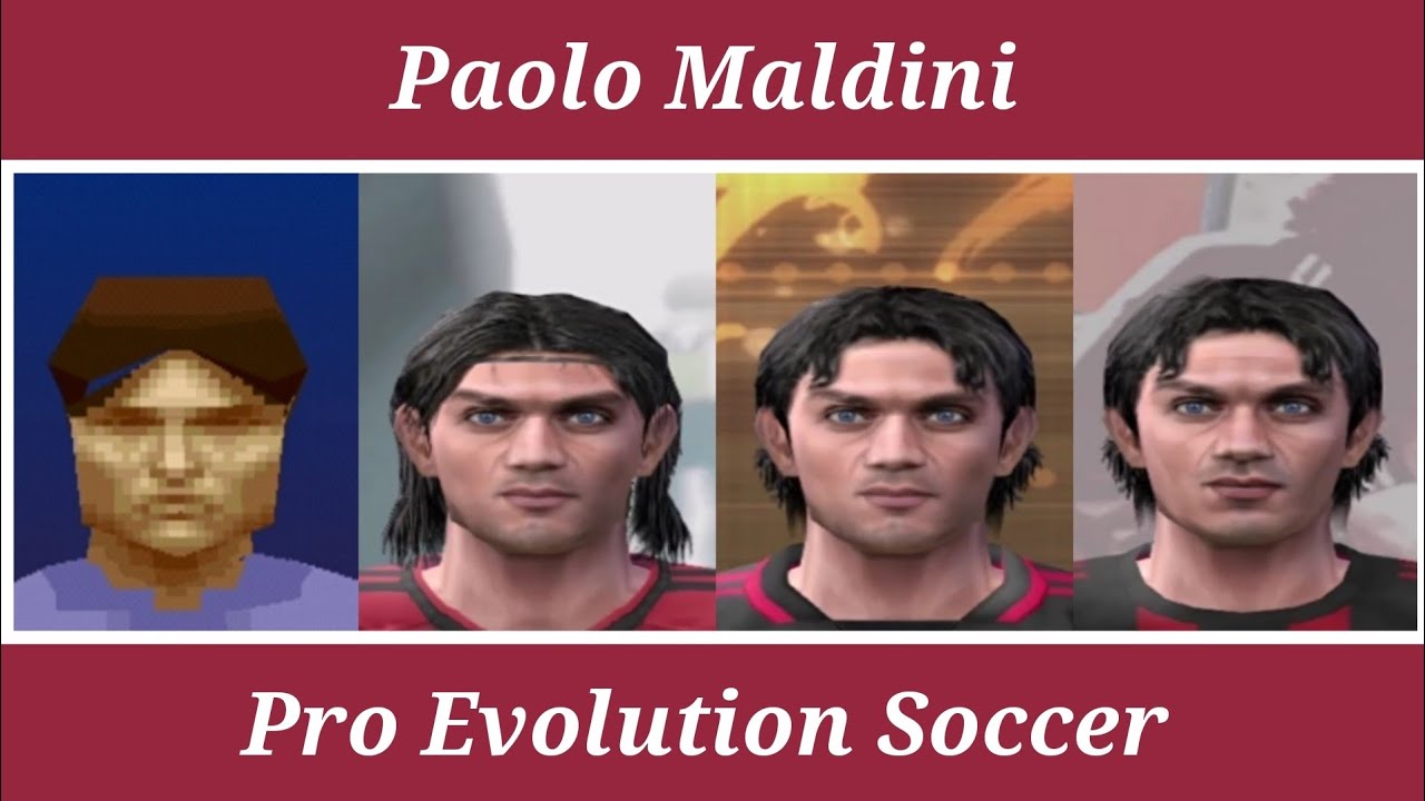 Paolo Maldini Stats - Winning Eleven 3 ao PES 2009 - PS1 e PS2