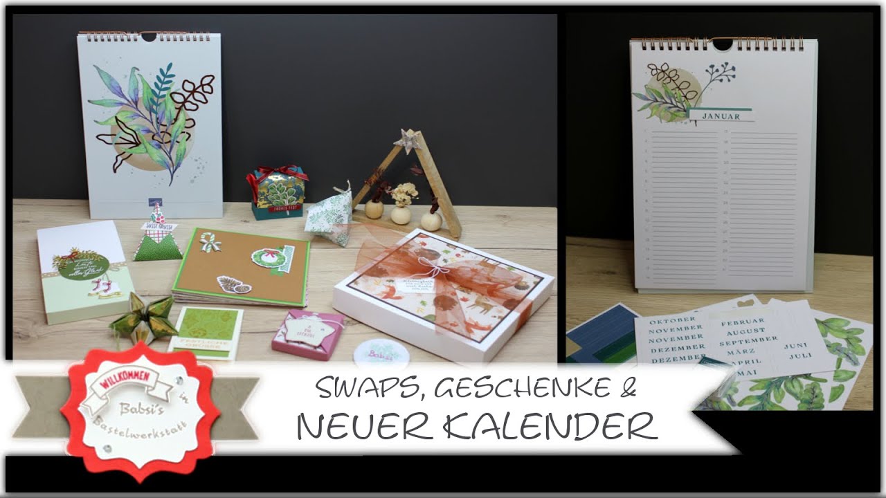 Swaps - Geschenke - Teamtreff Stempelwiese - Ewig schöner Kalender - Produktvorstellung - Stampin Up