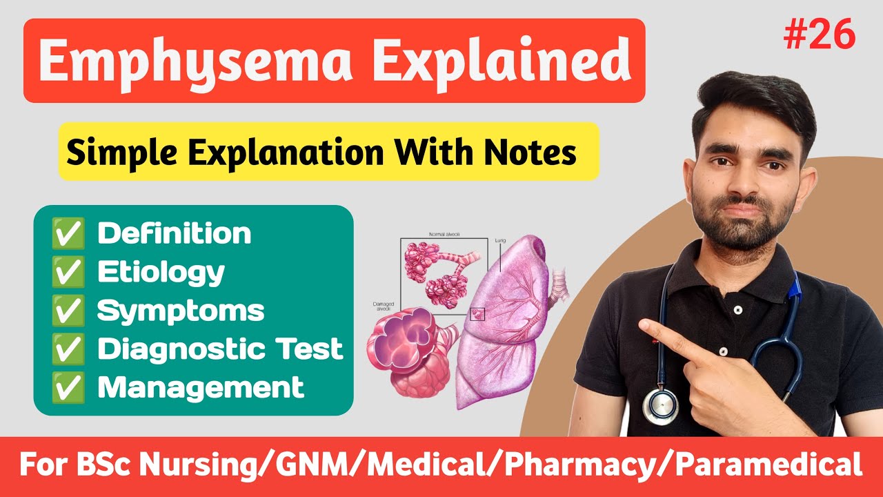 Emphysema in Hindi | Causes, Symptoms And Management of Emphysema