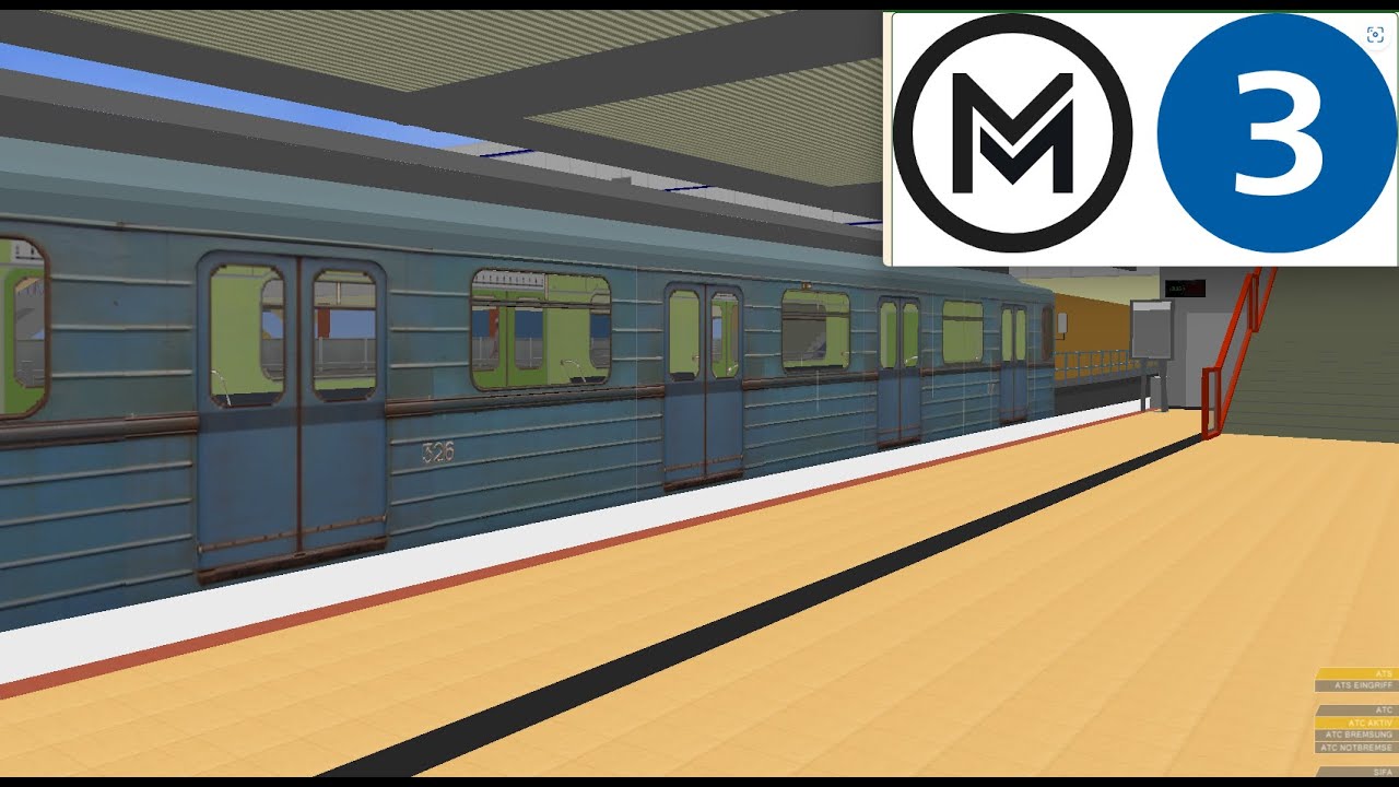 OpenBVE - M3-as Metró - Újpest-központ - Kőbánya-Kispest (81-717/714) part 24