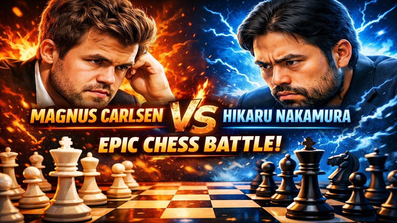 When Magnus Carlsen Faces HIKARU Nakamura - Magic Happens