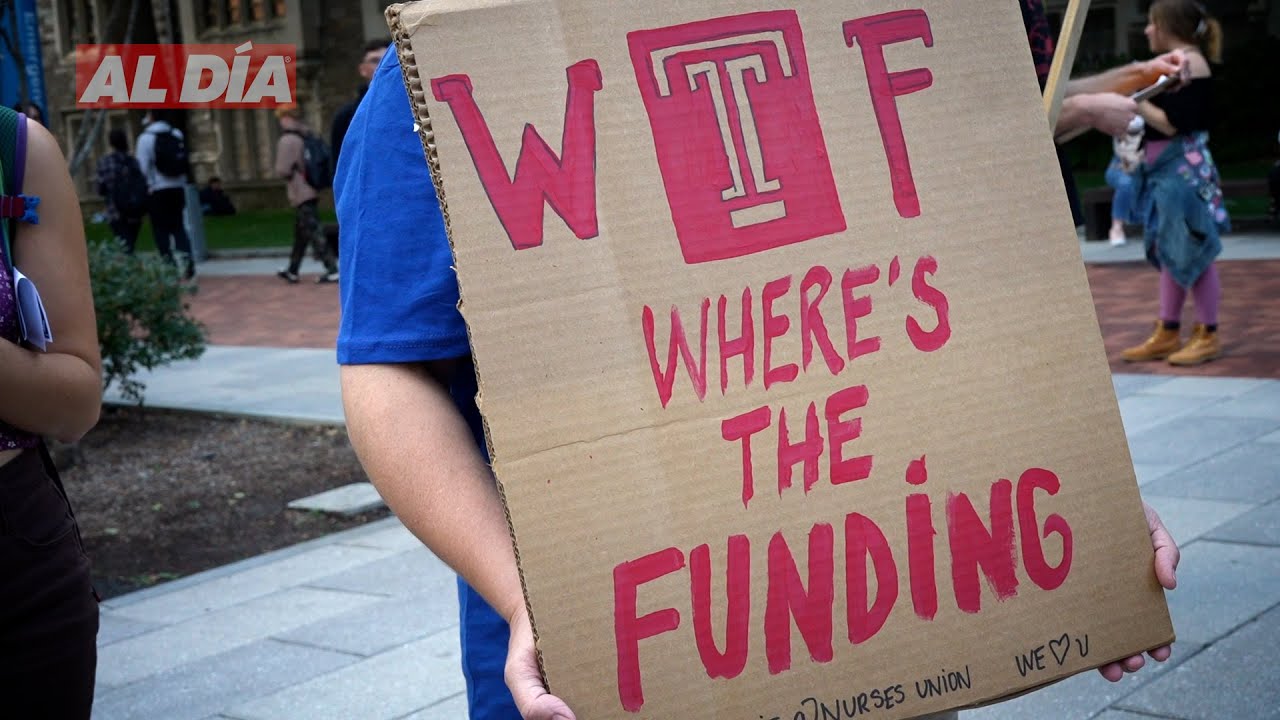 Protest Erupts at Temple University Over Working Wages
