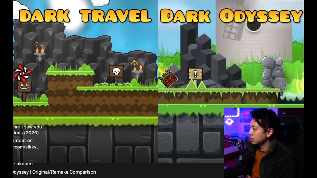 Реакция на Dark Travel против Dark Odyssey (JonathanGD) — сравнение ремейков