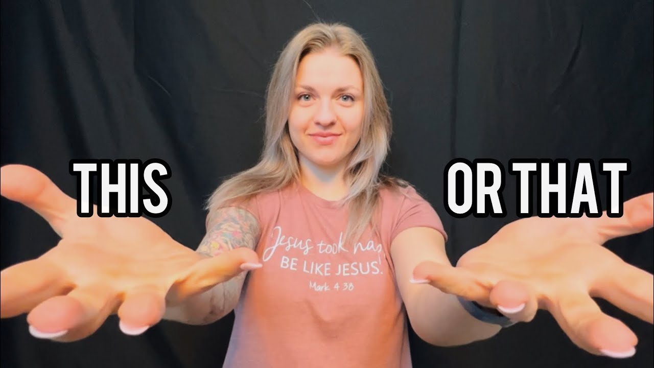 FAST & AGGRESSIVE ASMR TINGLES 👉🏼THIS OR THAT👈🏼