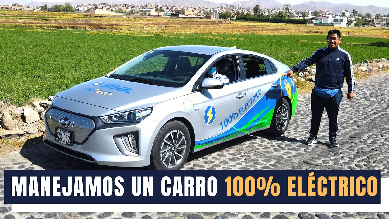 Manejando un automóvil 100% eléctrico