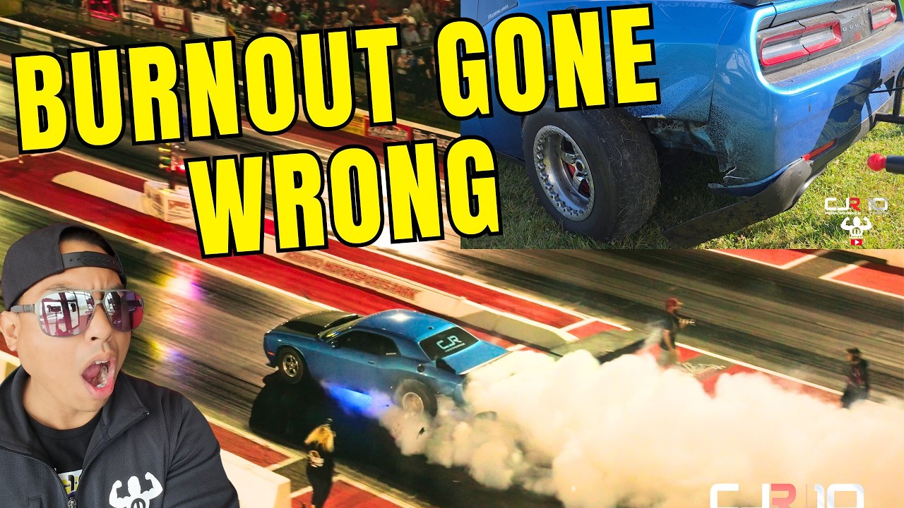 hellcat burnouts gone wrong