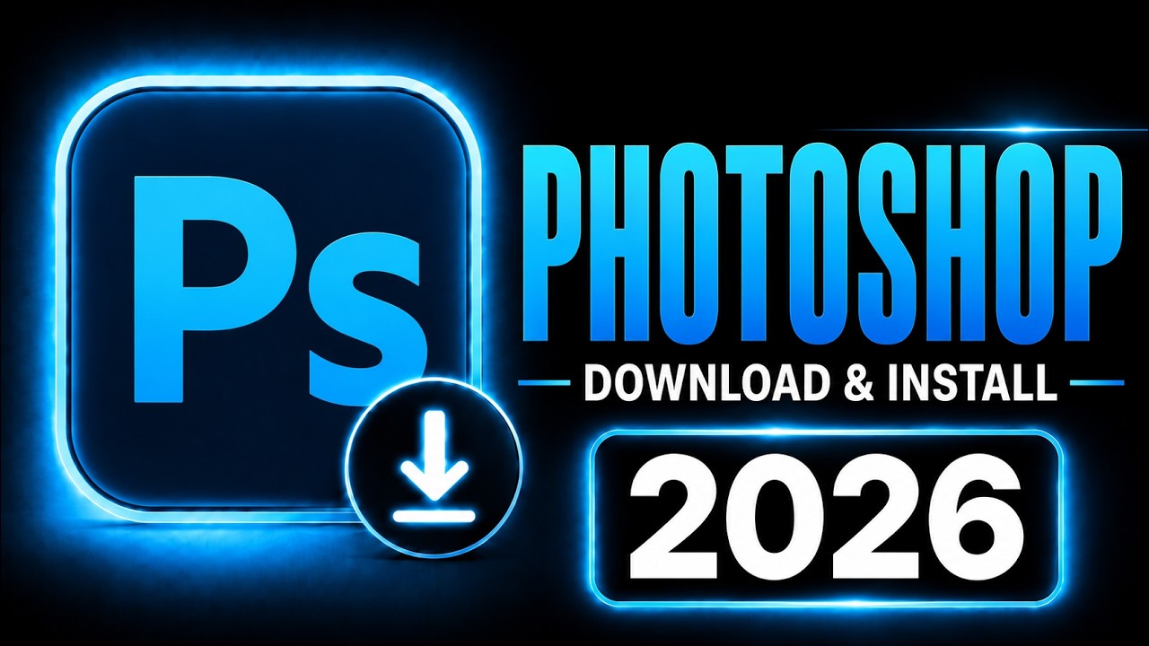 Как скачать бесплатную пробную версию Adobe Photoshop CC 2026