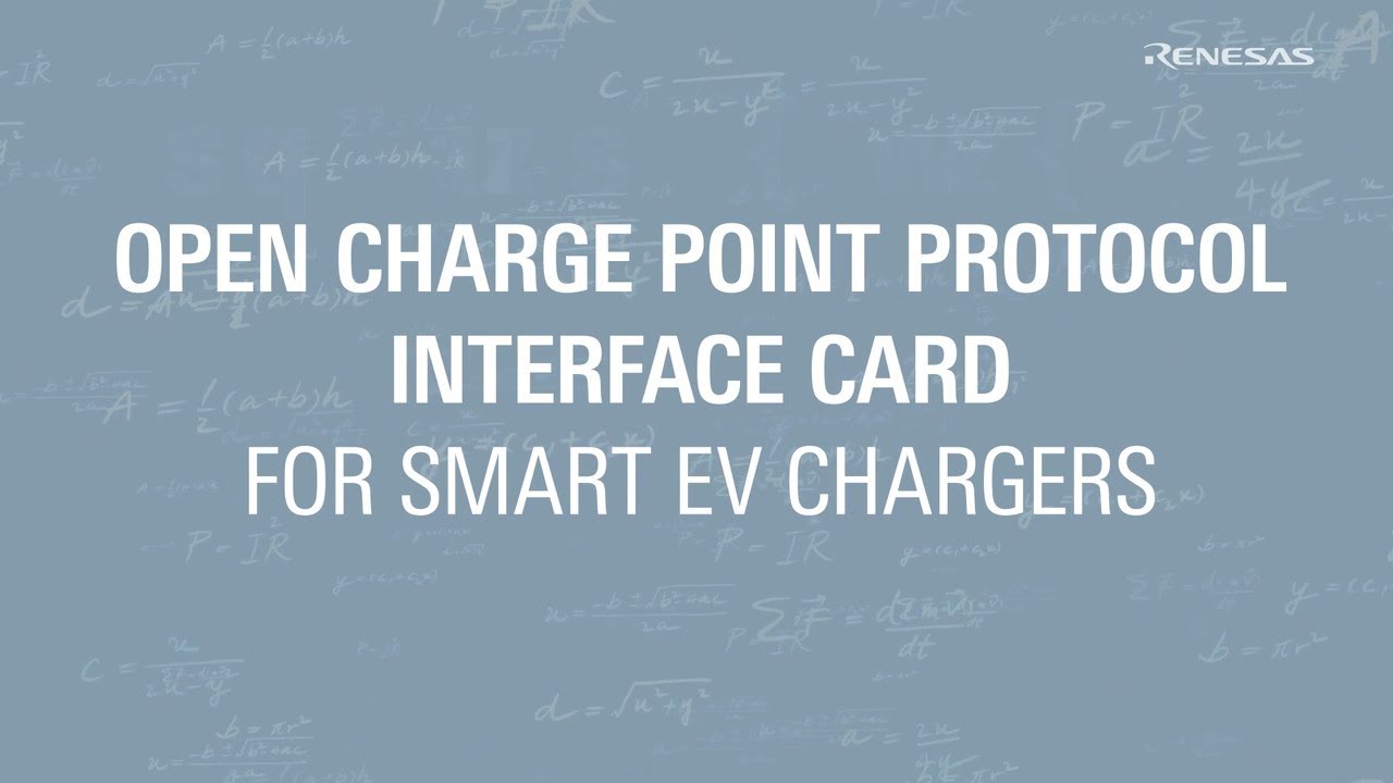 Open Charge Point Protocol Interface Card for Smart EV Chargers