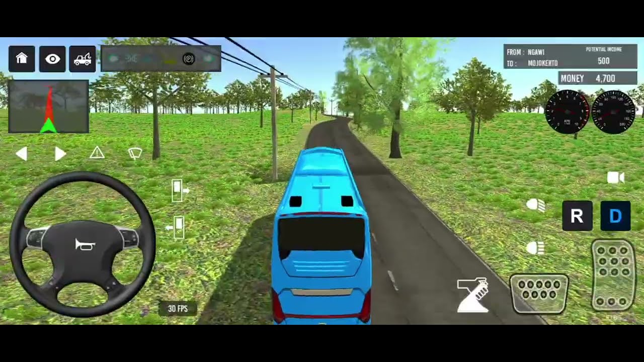 euro coach bus simulator 😱🚌 || new coach bus simulator part- 3 Android gameplay
