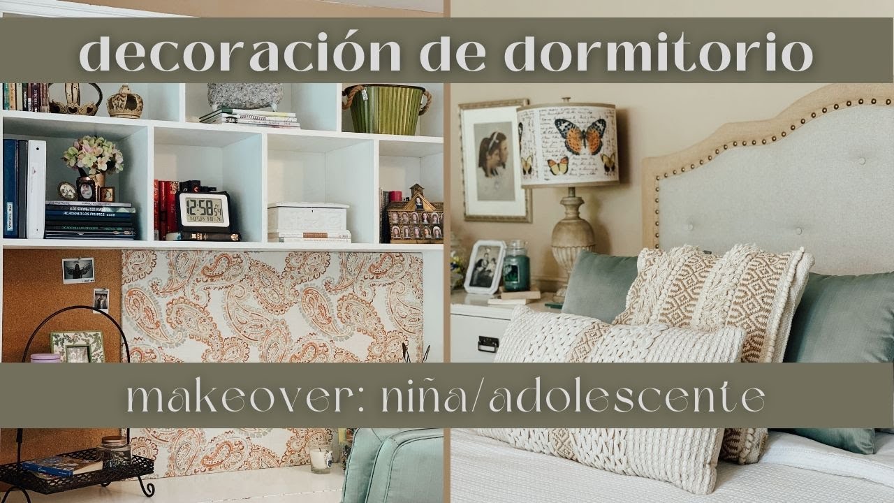 C&oacute;mo actualizar un dormitorio de ni&ntilde;a a adolescente | Decoraci&oacute;n y Transformaci&oacute;n de cuarto