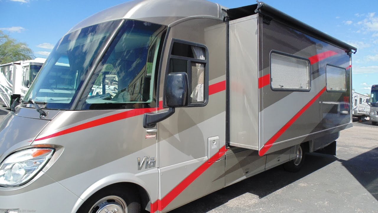 SOLD! 2010 Winnebago Via 25R Video Walkthrough. Super Small Class A Diesel on the Sprinter Chassis.