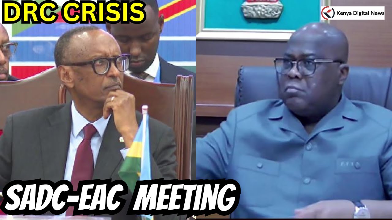 DRC Crisis: Rwanda's Paul Kagame & President Tshisekedi Attend Joint SADC & EAC meeting in Tanzania!