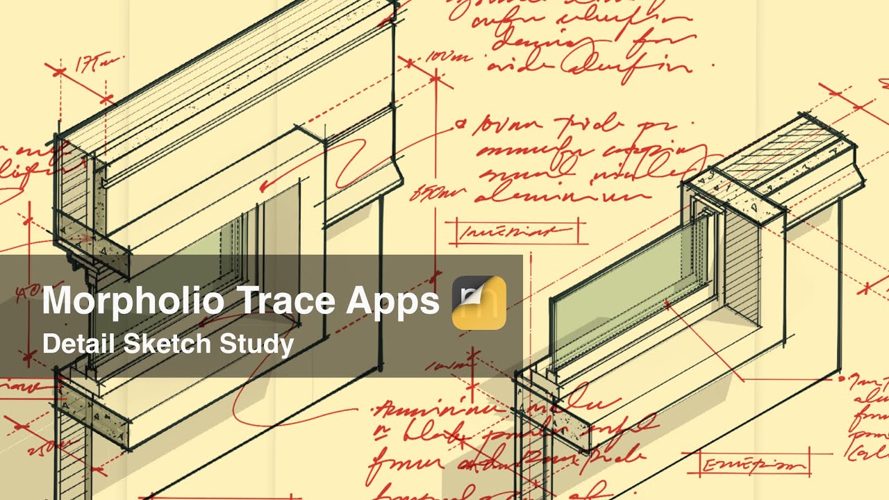 Morpholio Trace App / Detail Sketch Study from Revit