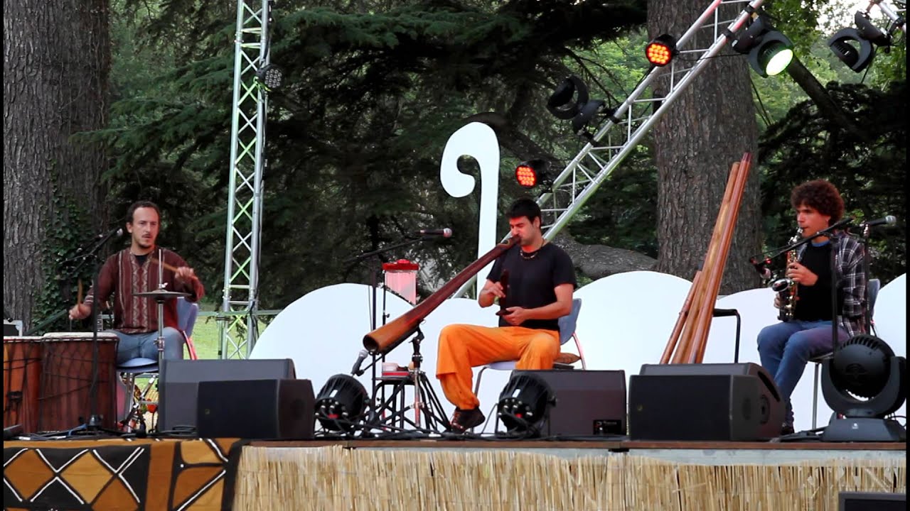 Festival du didgeridoo, Airvault 2012, Iban Nicolai  and the Acoustic Glorious