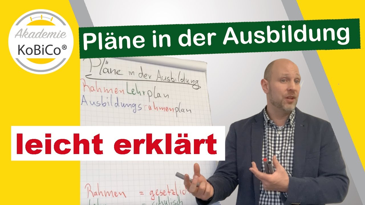 AEVO - Pläne in der Ausbildung - betrieblicher Ausbildungsplan - Ausbildungsrahmenplan