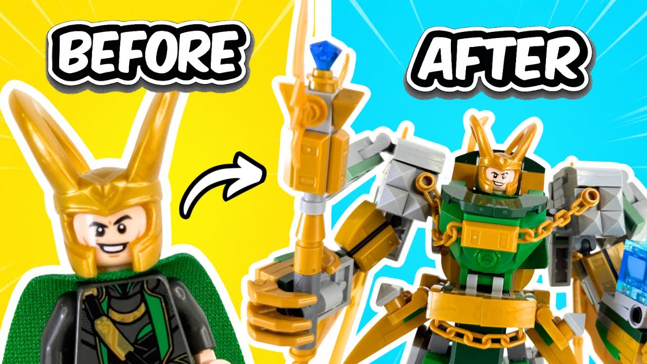 Я построил мехи злодеев LEGO Marvel...