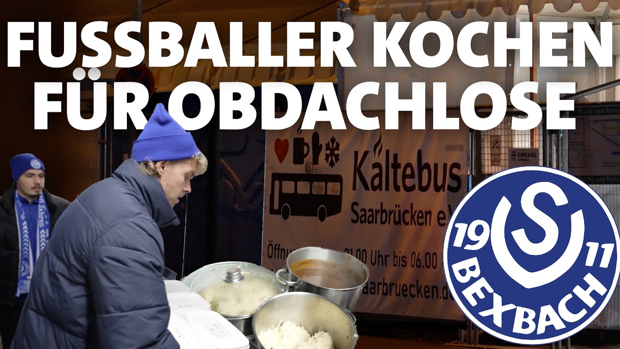 SO geht Verein: Fußballer im Einsatz für den Kältebus!