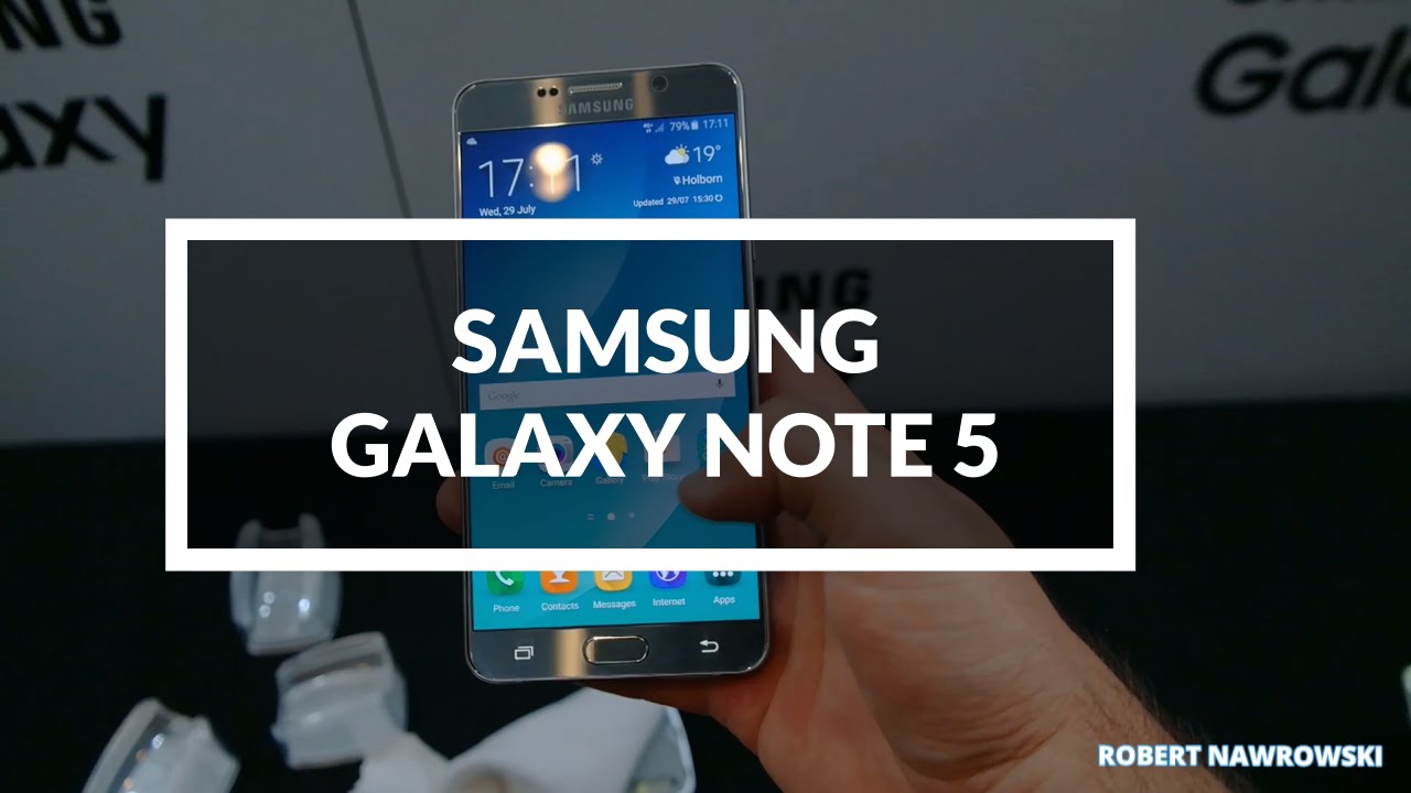 Samsung Galaxy Note 5 Pierwsze wrażenia Hands On PL | Robert Nawrowski