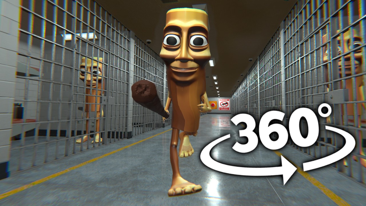 VR 360&deg; Tung Tung Tung Sahur PRISON BREAK!