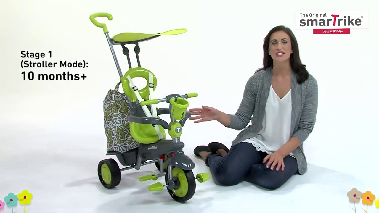 4 in 1 Baby Tricycle by smarTrike&reg; Groove