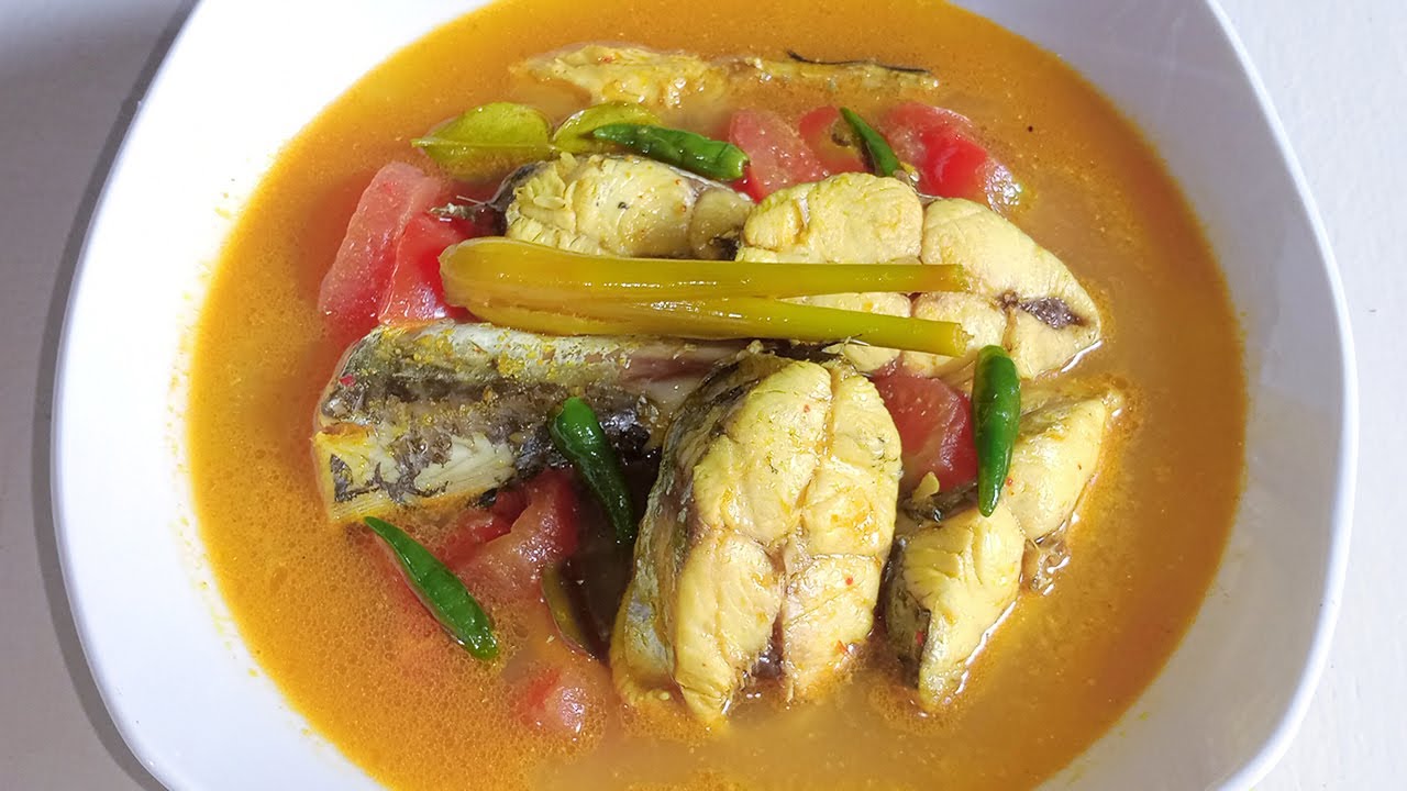 Resep Ikan Tenggiri Bumbu Kuning || ENAK BANGETTT !!!