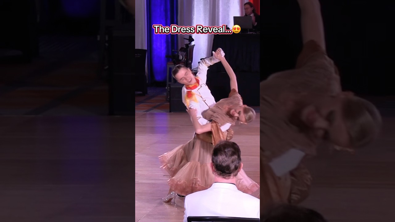 Cinderella Dress REVEAL😍🔥👍#reveal#viralvideo#art#disney#performance#couple#princess#movie#dancer