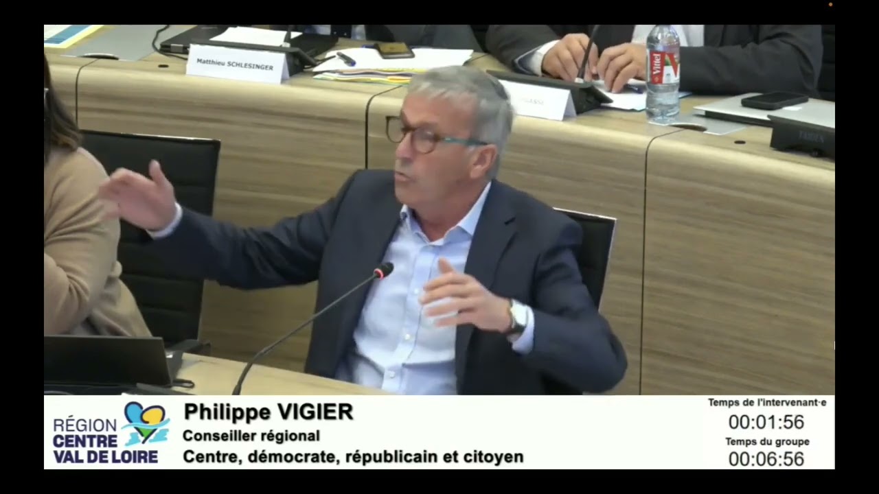 Philippe VIGIER - La période que nous traversons doit appeler un grand sens des responsabilités