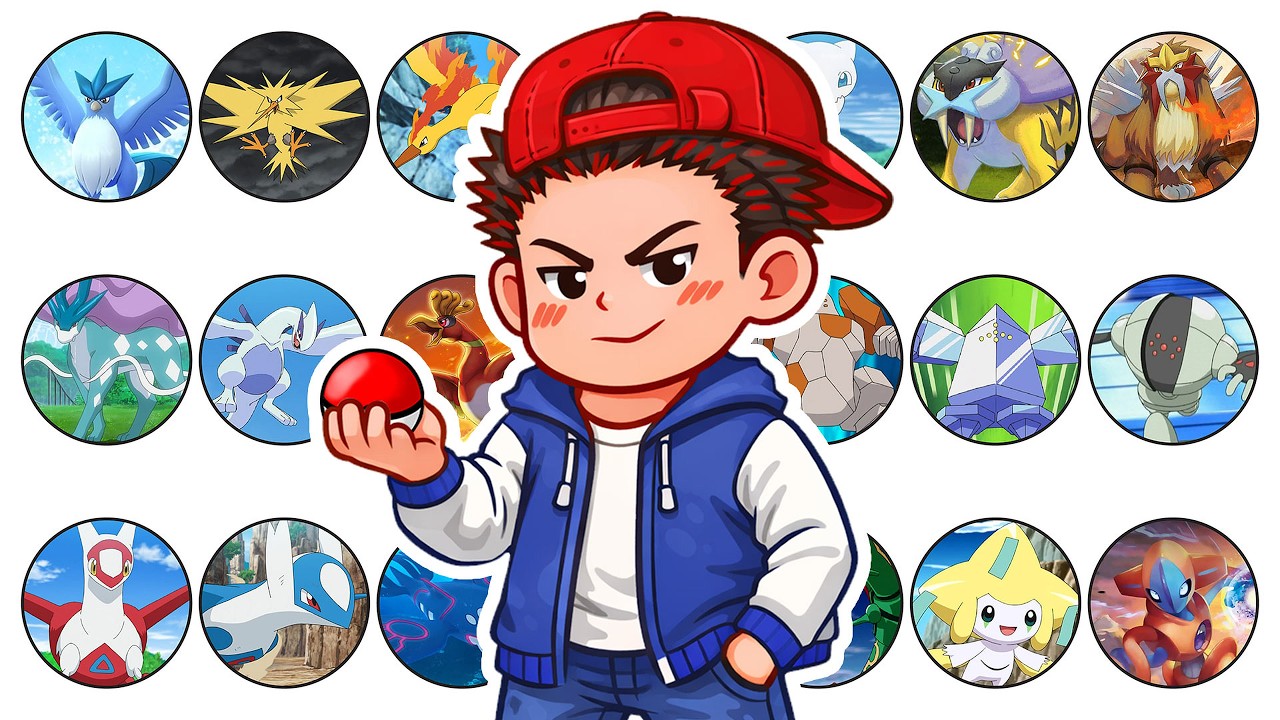Tất Cả Các Pokémon Huyền Ảo & Huyền Thoại trong 12 Phút (Phần 1)