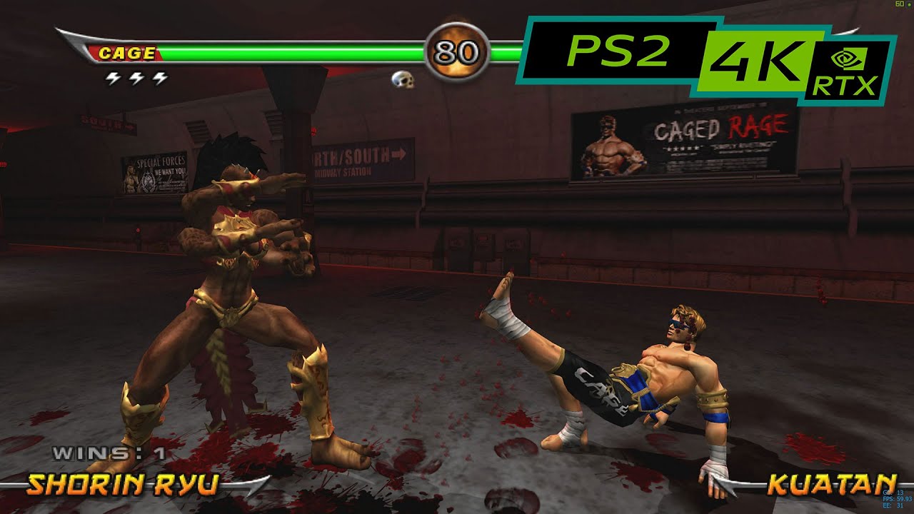 Mortal Kombat - Armageddon / 4K PS2 emulator PCSX2 / RTX 2080ti