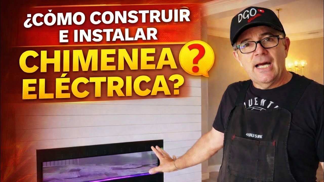 Como construir e instalar  Chimenea electrica