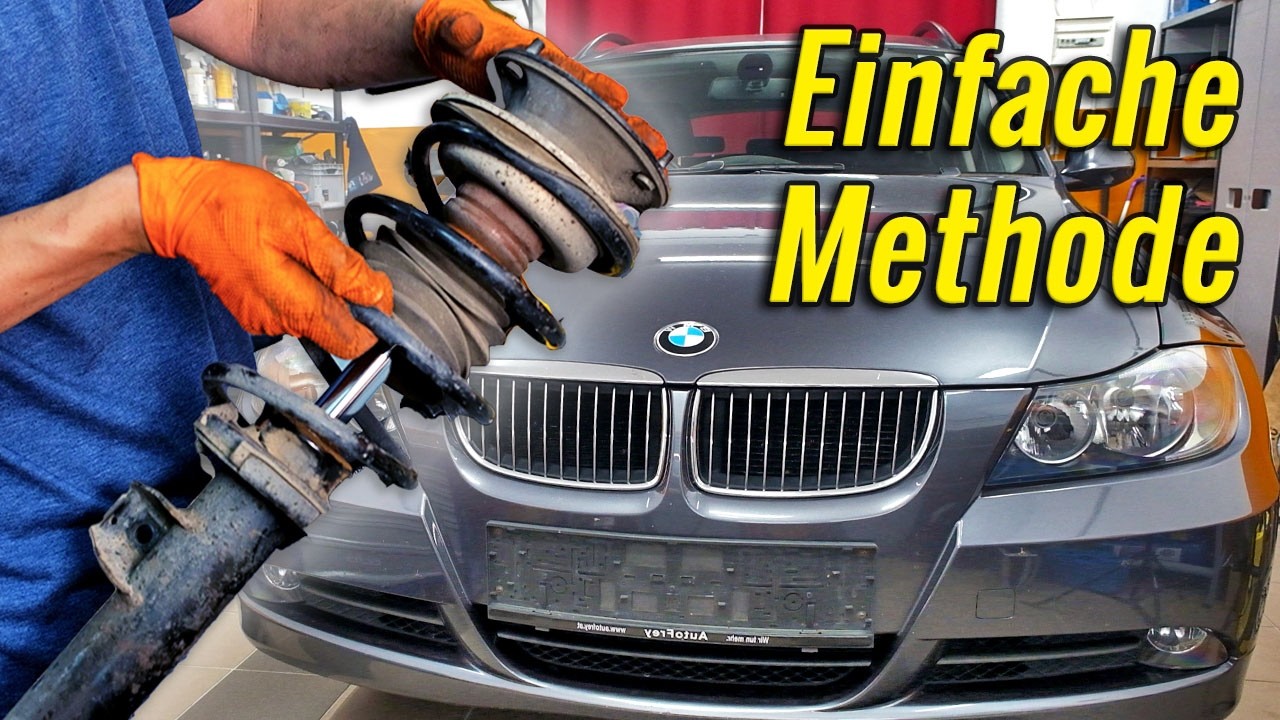 Stoßdämpfer & Federn wechseln leicht gemacht! | BMW 3er, 1er Fahrwerk vorne erneuern E90 E87