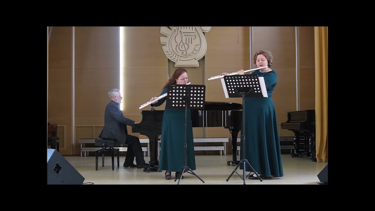 E. Magalif REVELATION Two Alto Flutes & Piano. Performance in St. Petersburg