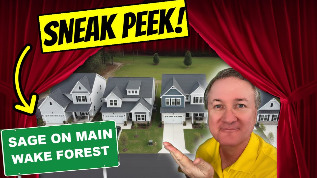Wake Forest NC New Homes | Sage on North Main Tour | More Affordable Than Resale in Raleigh!