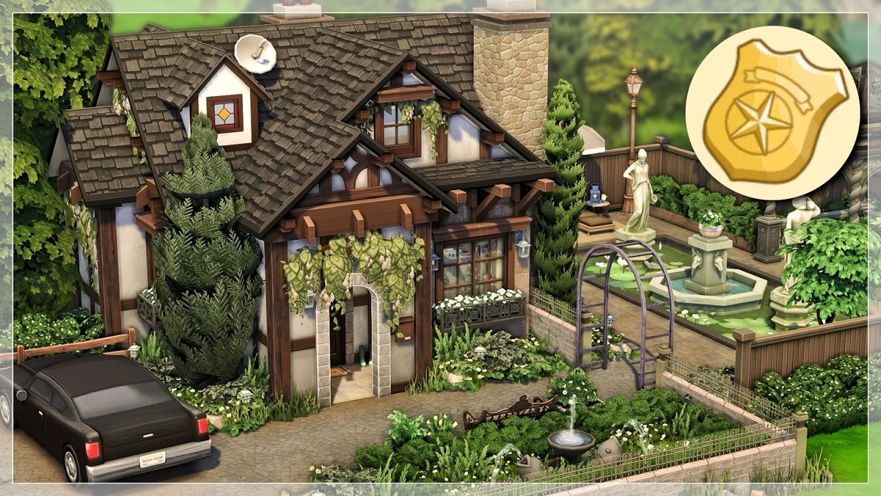 Микродом детективов 🕵️🔎 | Быстрая постройка в The Sims 4