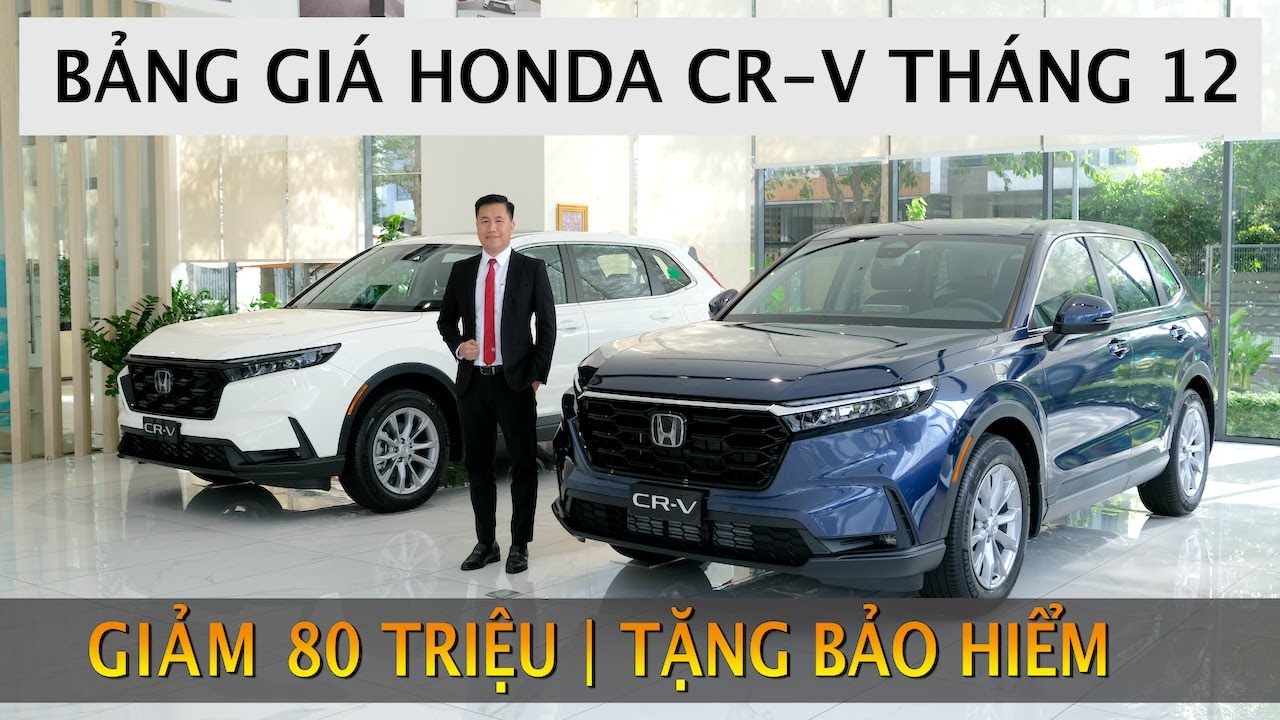 GIÁ LĂN BÁNH HONDA CRV THÁNG 12/2025 | Giảm 80 triệu và Tặng Bảo Hiểm | Bán Trả góp Xe CRV