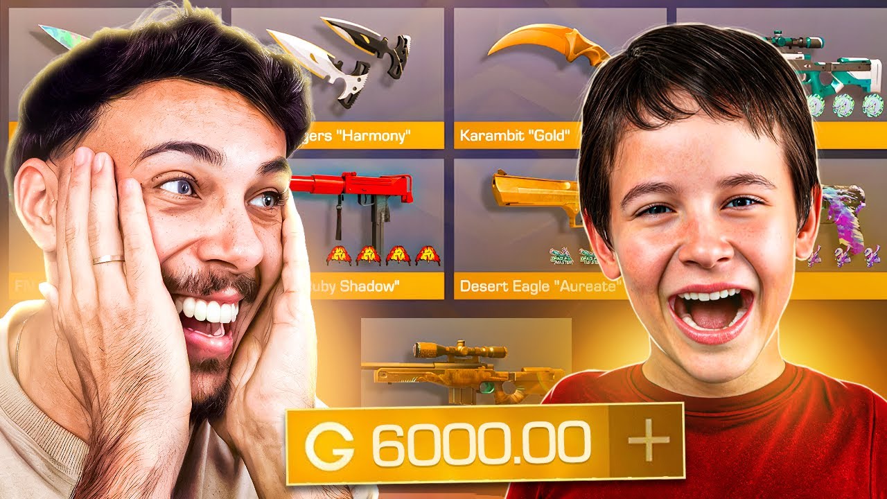 FIZ UM INVENTÁRIO DE 6.000 GOLDS PARA UM INSCRITO NO STANDOFF 2!! *um dos mais lindos que já fiz*