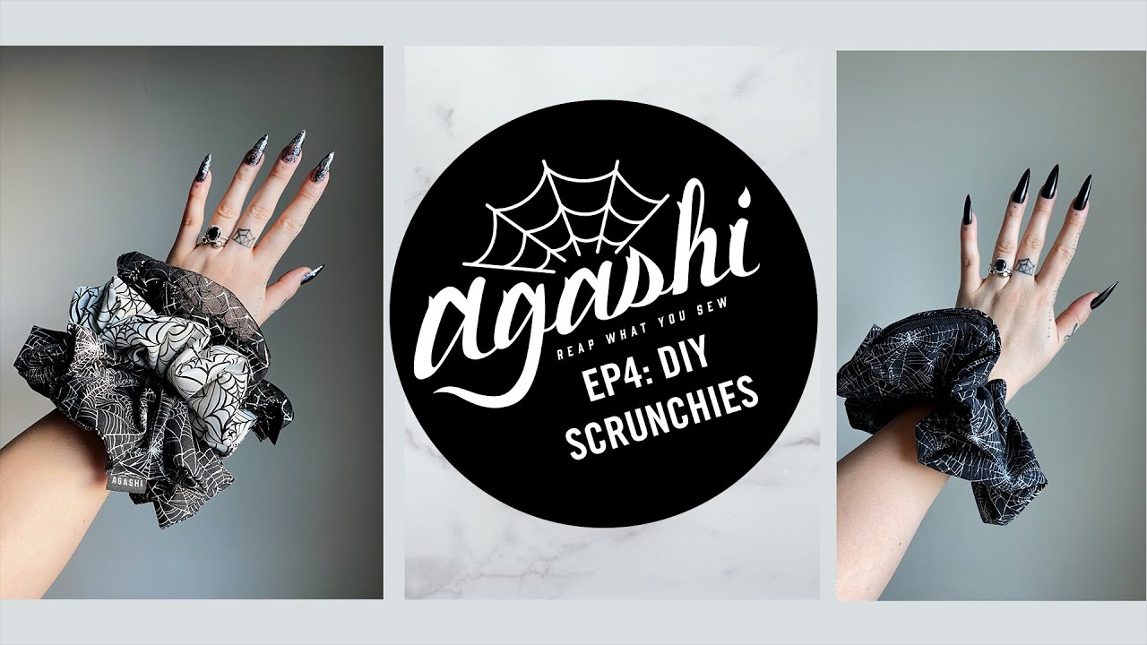 Sewing Tutorial - DIY Scrunchies, Regular and Zipper