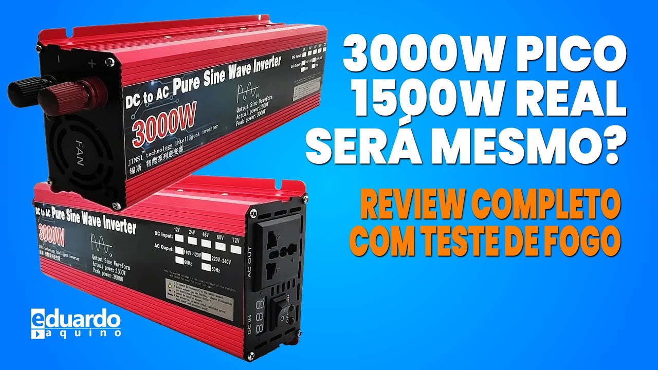 INVERSOR JINSI 3000W Pico, TUDO QUE VOCÊ PRECISA SABER ANTES DE COMPRAR