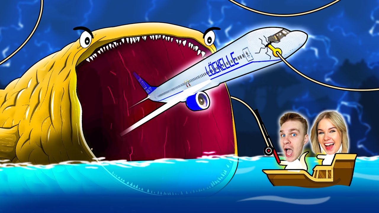 TA *GIGANTYCZNA* RYBA 🦈 ZJADA SAMOLOTY ✈️ i kosztuje 1.000.000$ 🤑 w Cat Goes Fishing! 😱 / Juli