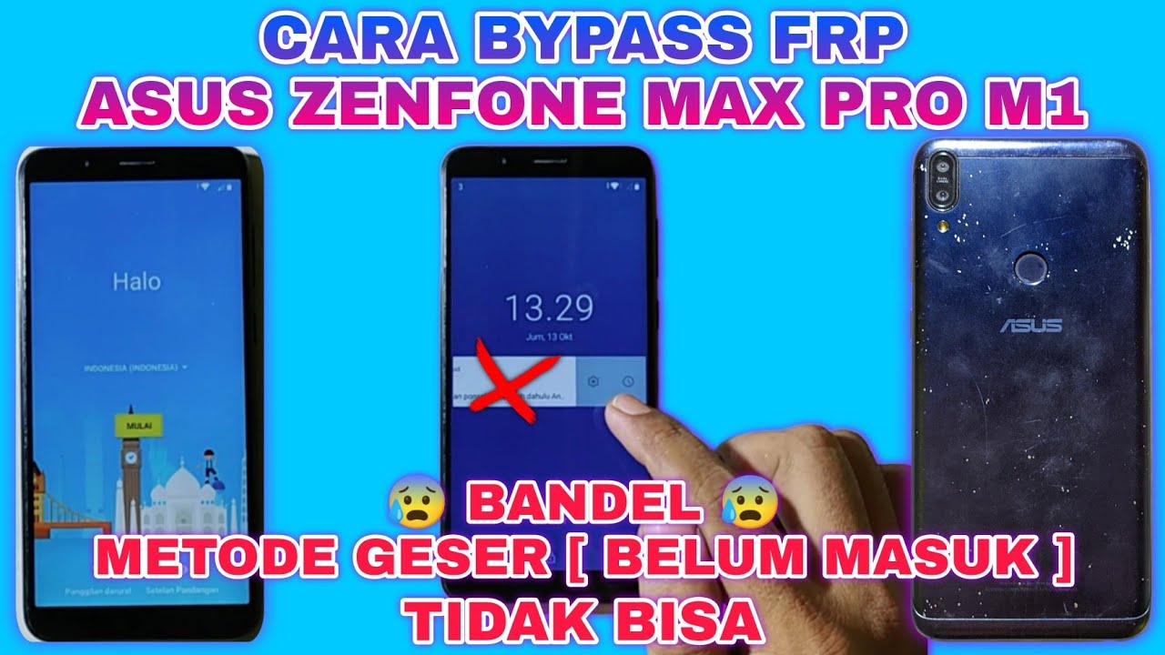 BYPASS FRP ASUS ZENFONE MAX PRO M1 LATEST || CARA BYPASS FRP ASUS ZENFONE MAX PRO M1