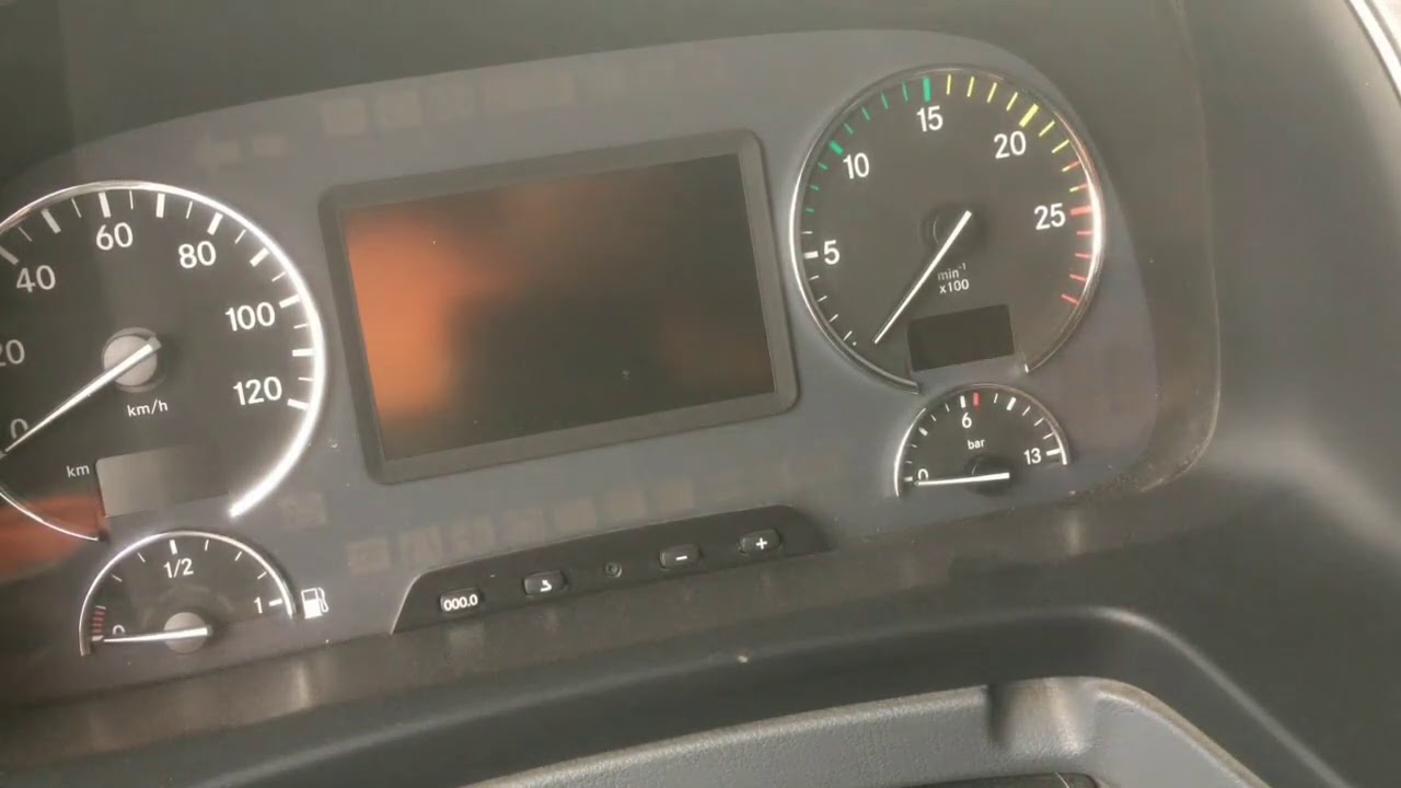 Продувка коробки MERSEDES ACTROS
