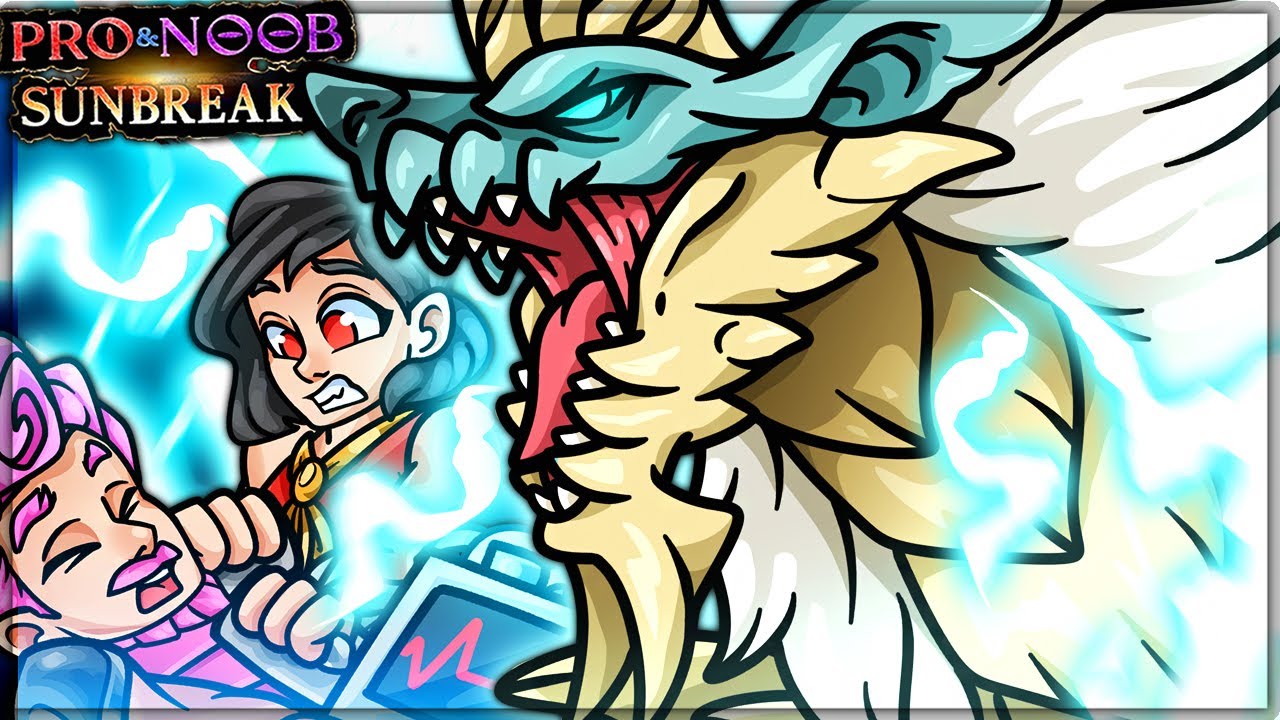 THUNDERLORD IS IN SUNBREAK - Hazard - Pro and Noob VS Monster Hunter Rise Sunbreak! (Hazard Zinogre)