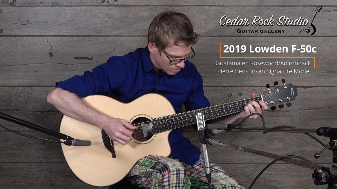 2019 Lowden F-50c Pierre Bensusan signature model played by Matt Thomas