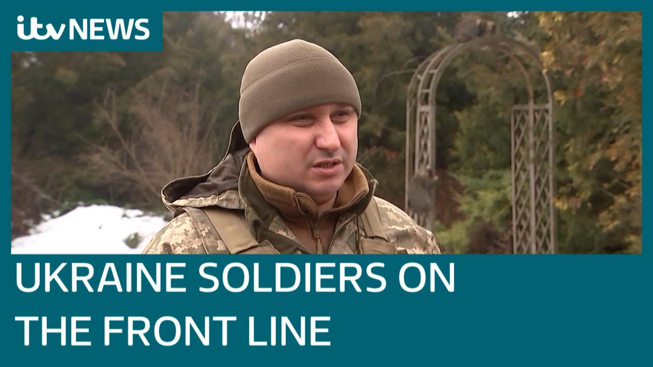 Ukrainian soldiers face Russian-backed rebels on the 'frozen front line' | ITV News