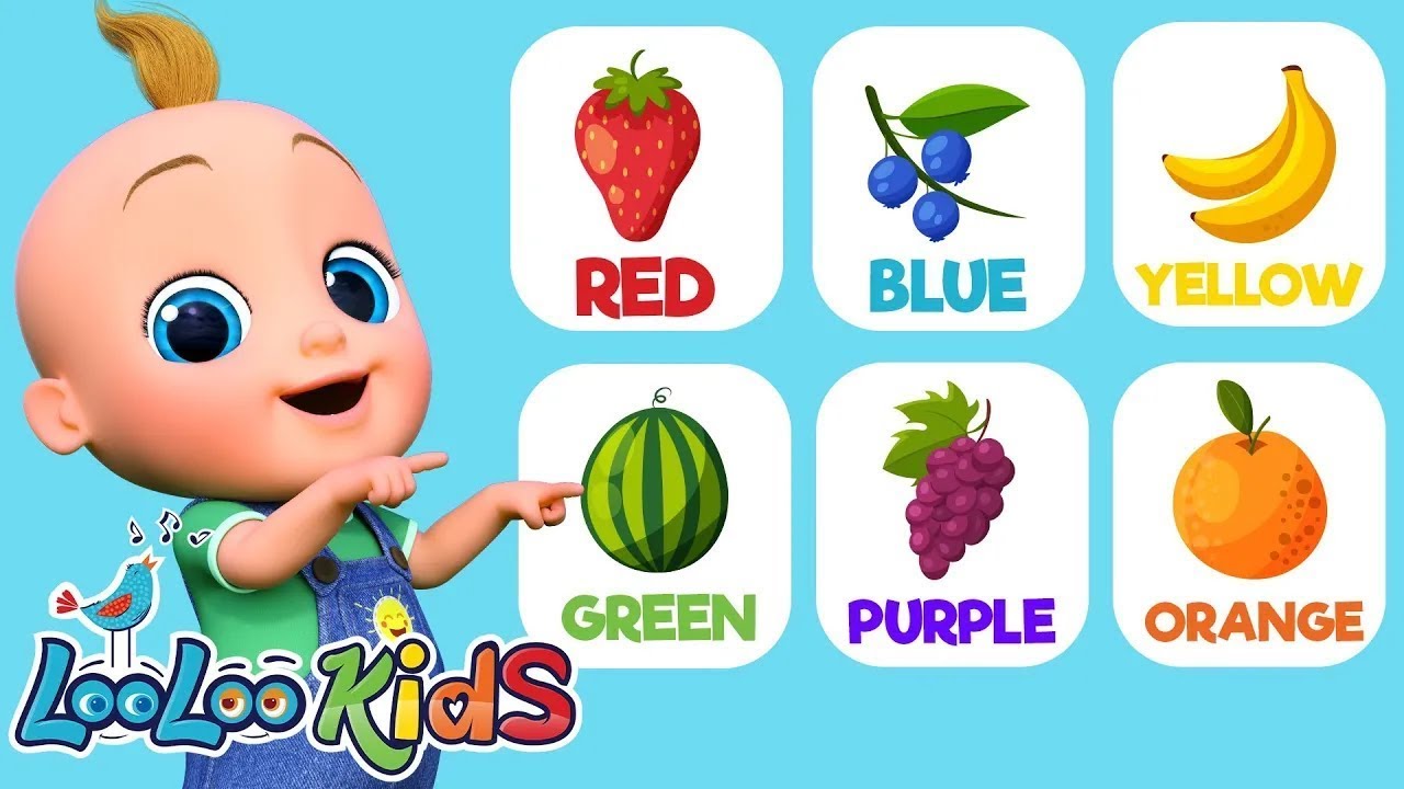 Toddler Learning Marathon 🍎🌈🎵 | LooLoo Kids TV - Learn Colors and Fruits