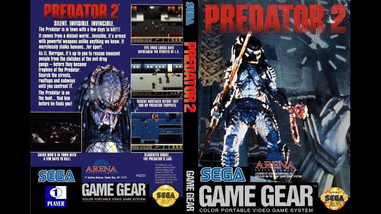 Playing Predator 2 Game Gear 1992